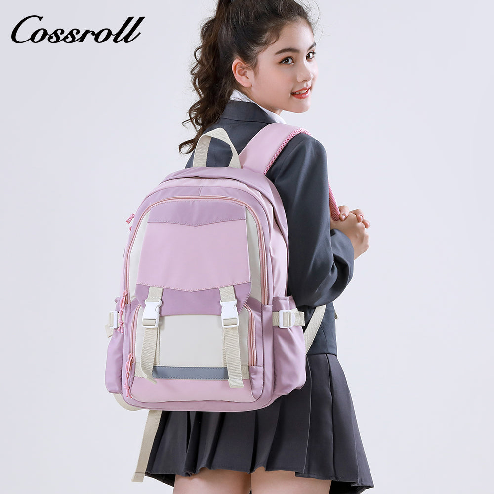 Shoulder bag female middle school lightweight college students schoolbag large capacity leisure fashion