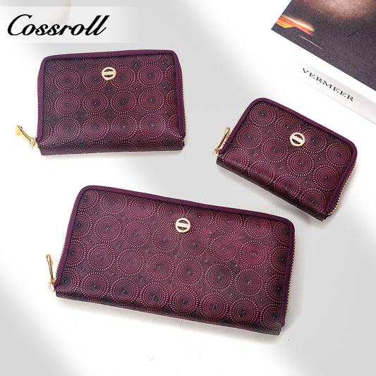 Hot Sale & High Quality Customized for women geniune leather wallet