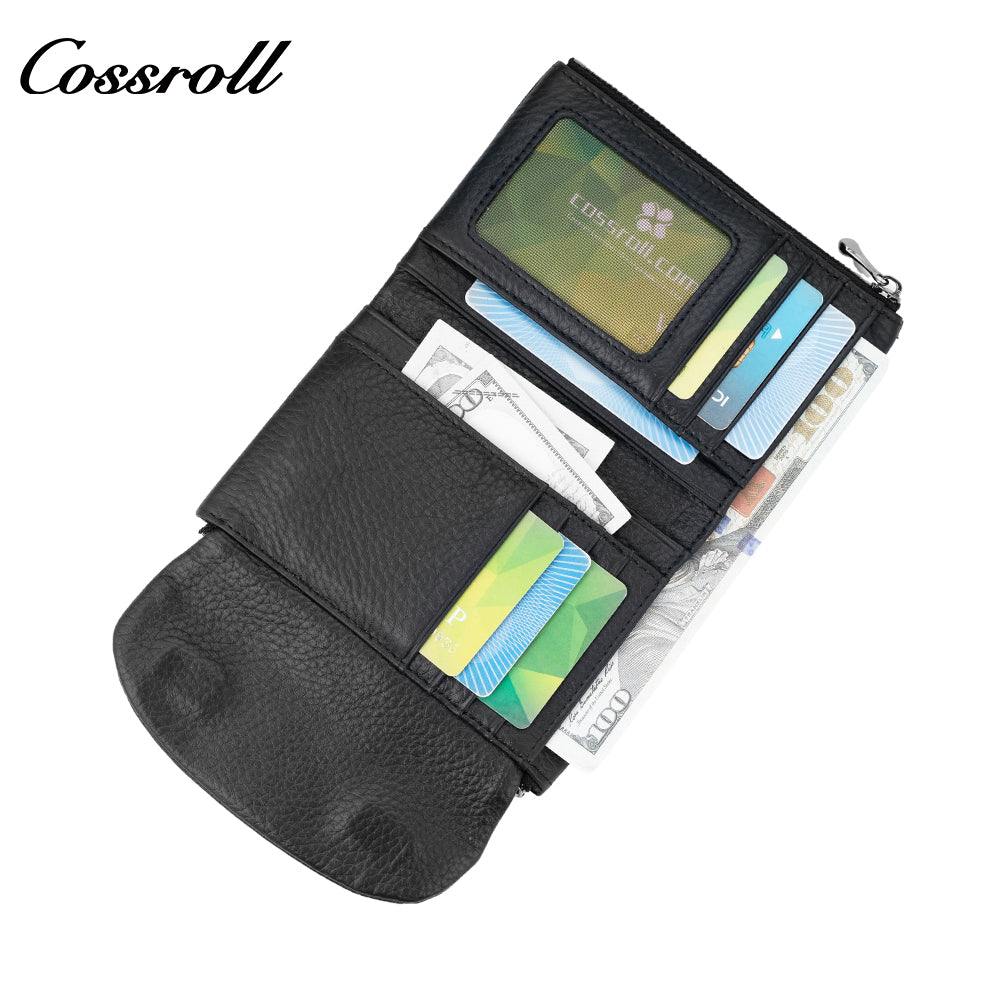 Genuine leather wallet short style fashionable women's soft leather texture clutch retro wallet