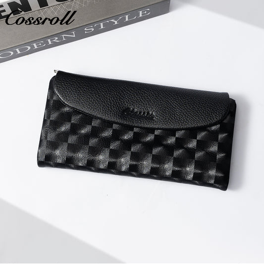 Factory Direct Supply real leather women geniune leather wallet