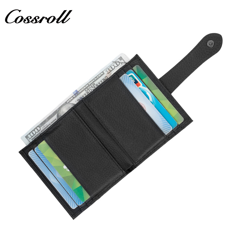 Women's genuine leather business card holder ID card holder credit card holder work ID holder wallet