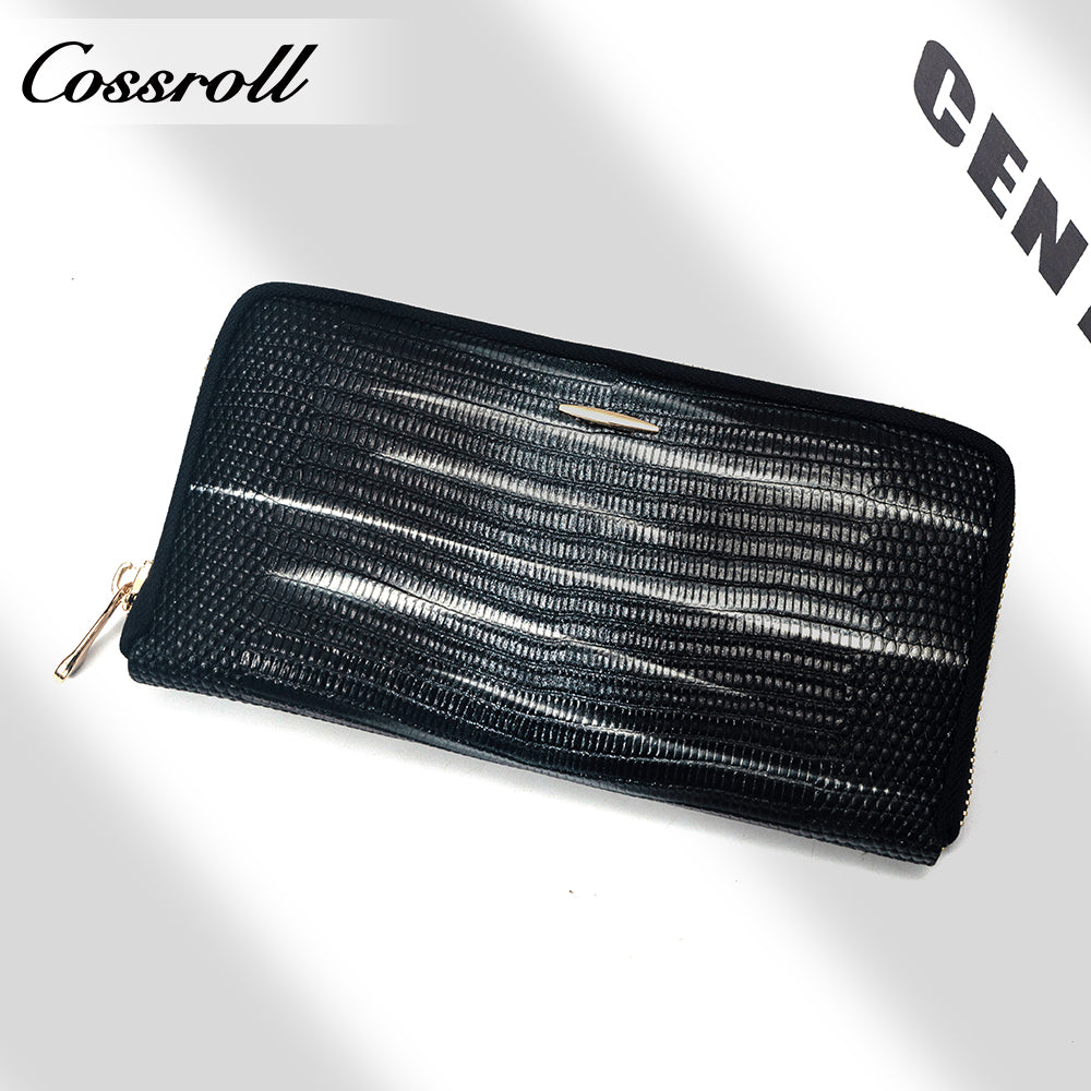 The Factory Produces genuine long card holder wallet geniune leather wallet