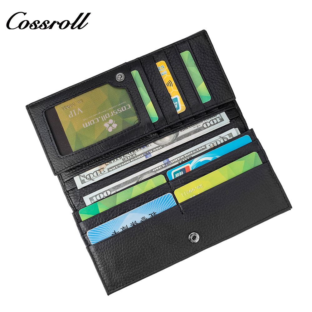 Factory direct supply foreign trade hot sale short men's wallet leather wallet