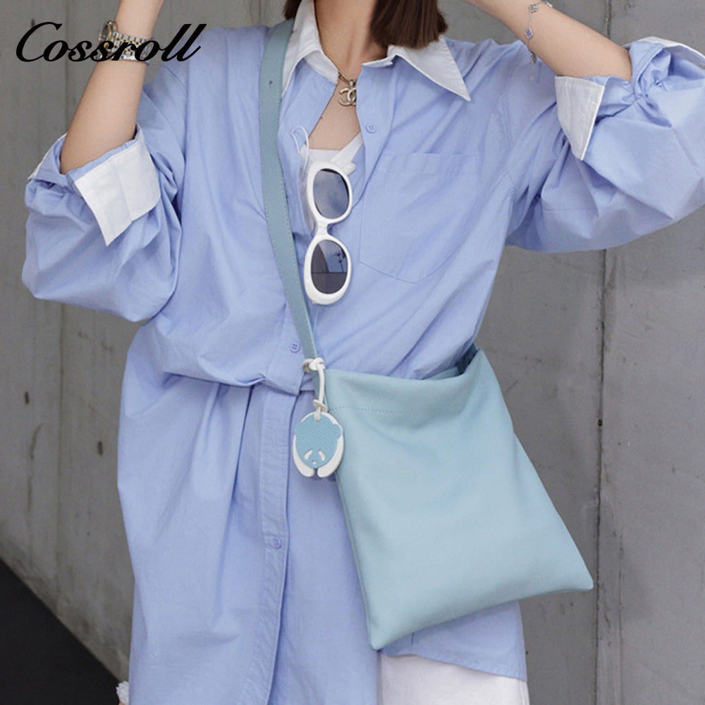 Light Soft head layer cowhide totebag 2025 new minimalist niche leather women's bag commuter shoulder