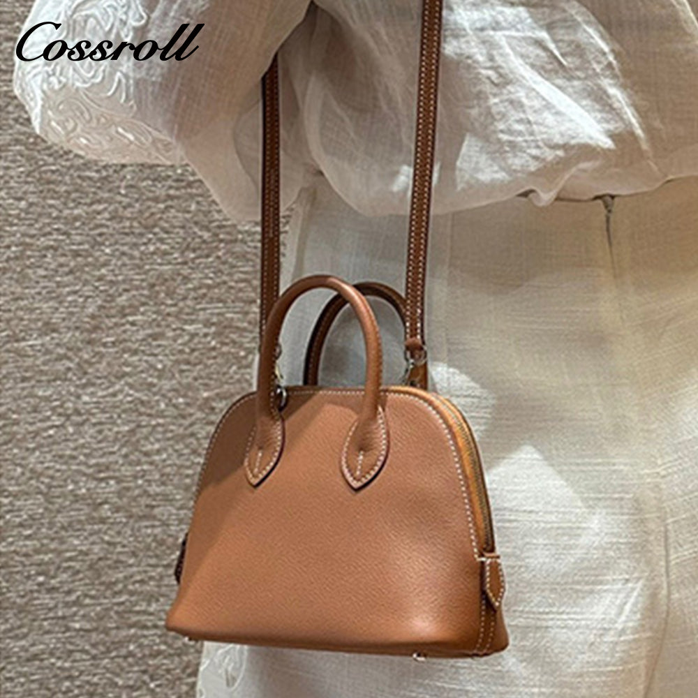mini French sheep print shell bag handbag crossbody bowling leather shoulder small square bag female