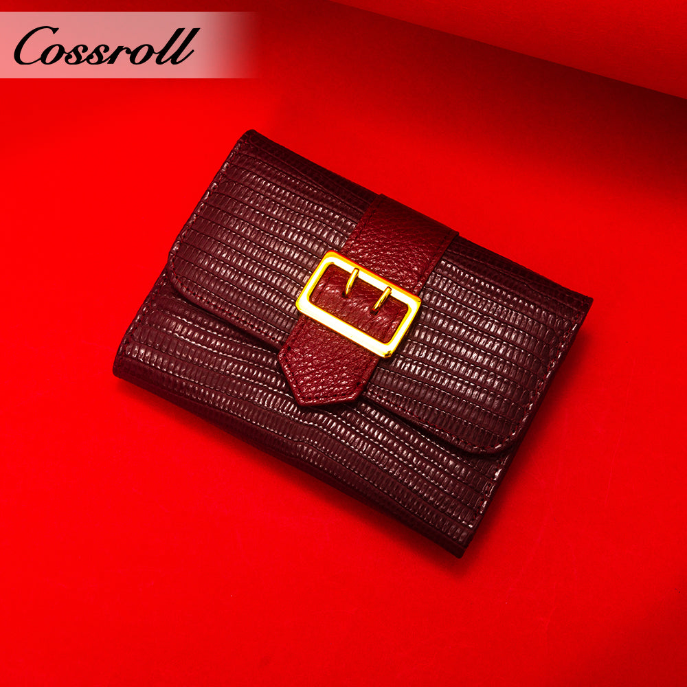 Best Selling leather luxury women small wallet Genuine Leather