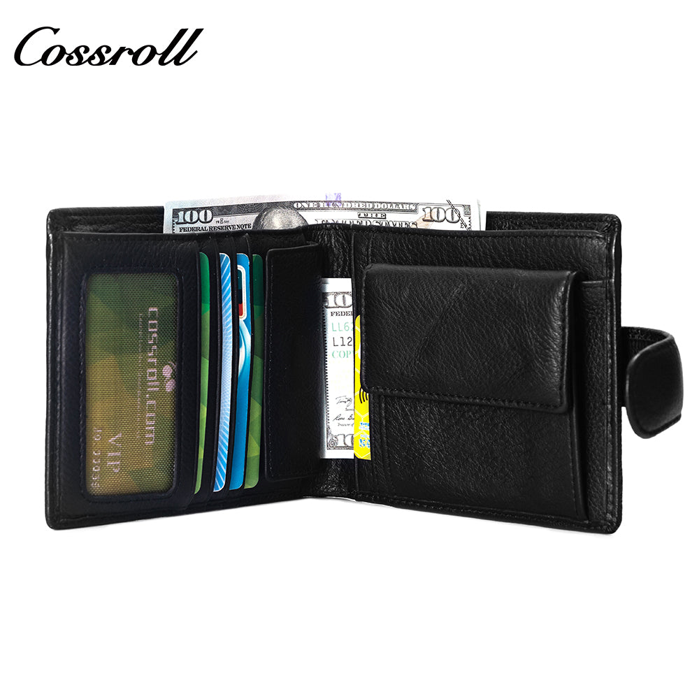 Cross-border new men's wallet multi-functional loose money bag wallet short men's money clip