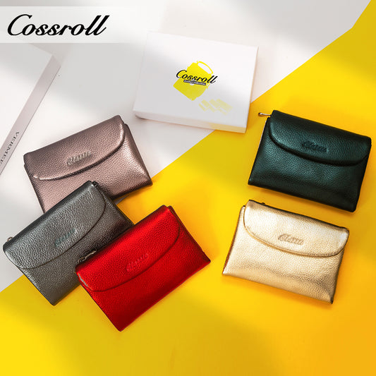 Customized High-End Leather Women's Wallets European market