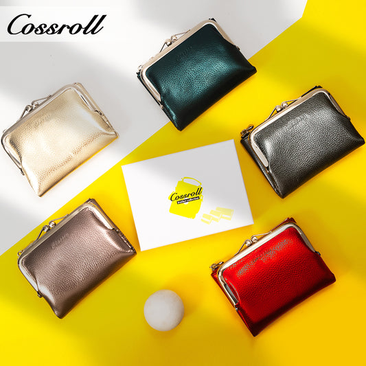 Trendy and Durable Genuine Leather Women's Wallets Women's Short classic