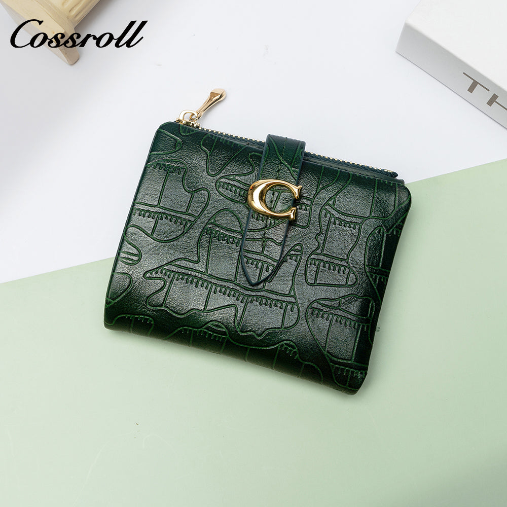 Best Selling leather luxury women small wallet Genuine Leather