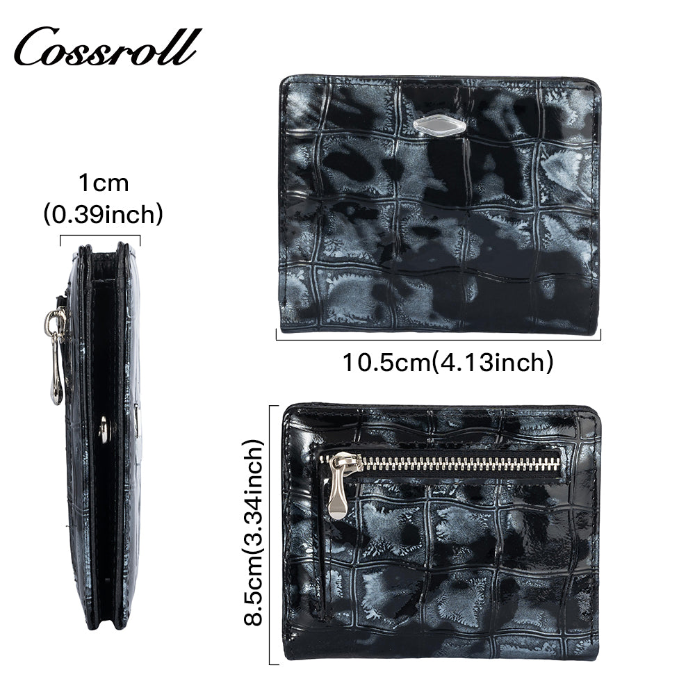 Trendy and Durable Genuine Leather Women's Wallets Women's Short classic