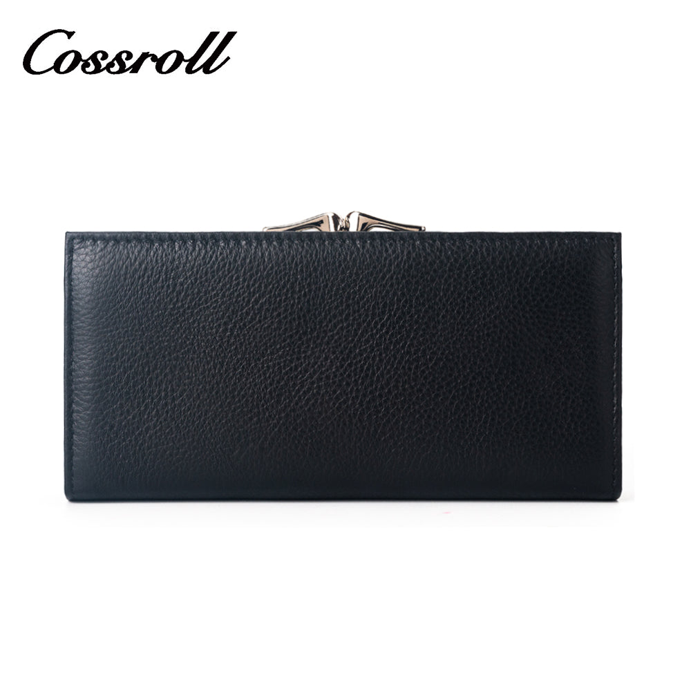 Women Thick Leather Long Wallets With Card Slots