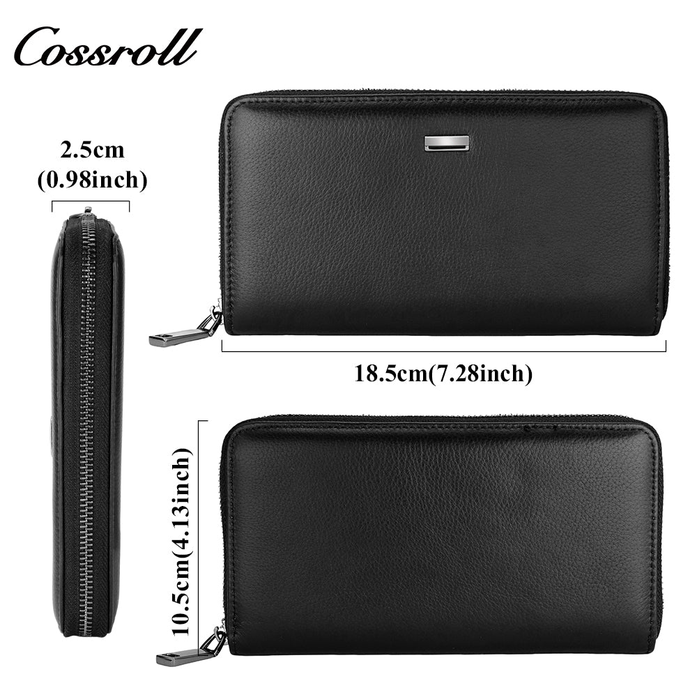 Men's wallet Clutch Purses Leather Large Capacity Wallets Clutch wallet