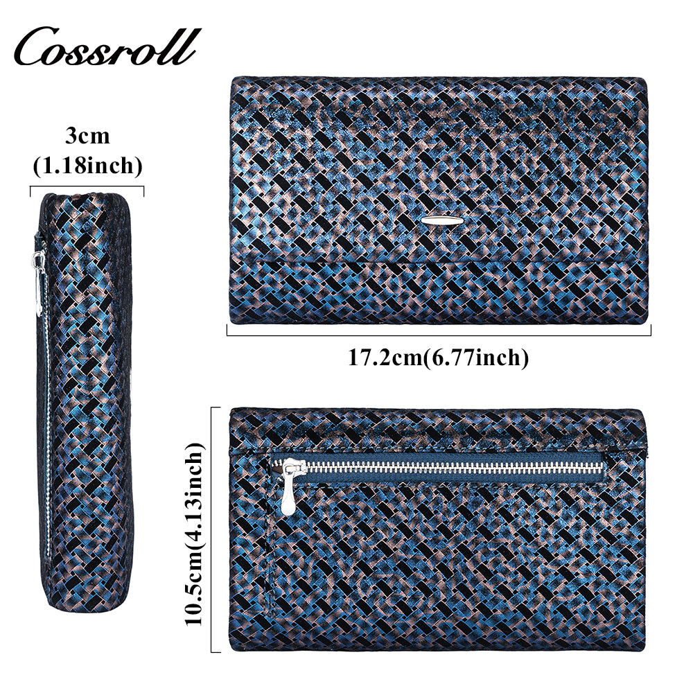 Women's Premium Feeling Clutch Wallet Female Hundred Leather Coin Purse Head Layer Cowhide Wallet