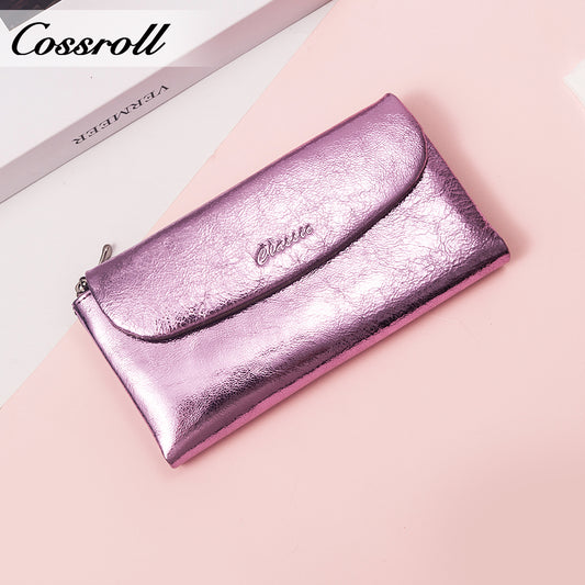 Wholesale Low Moq leather purse women pearl pattern