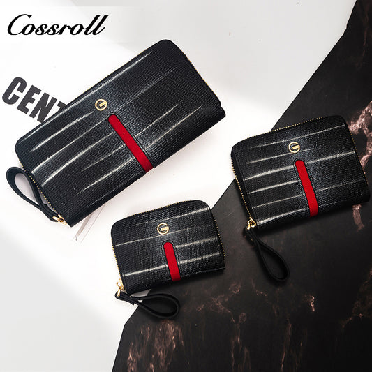 Best Selling leather luxury women small wallet Genuine Leather