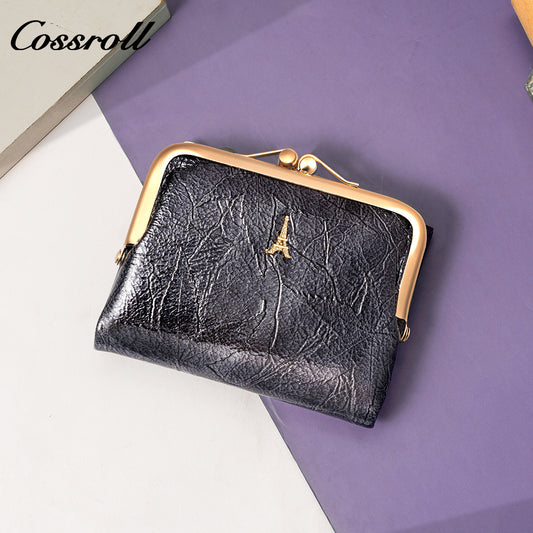 Short Wallet 2024 New mini folding wallet card Retro multifunctional wallet