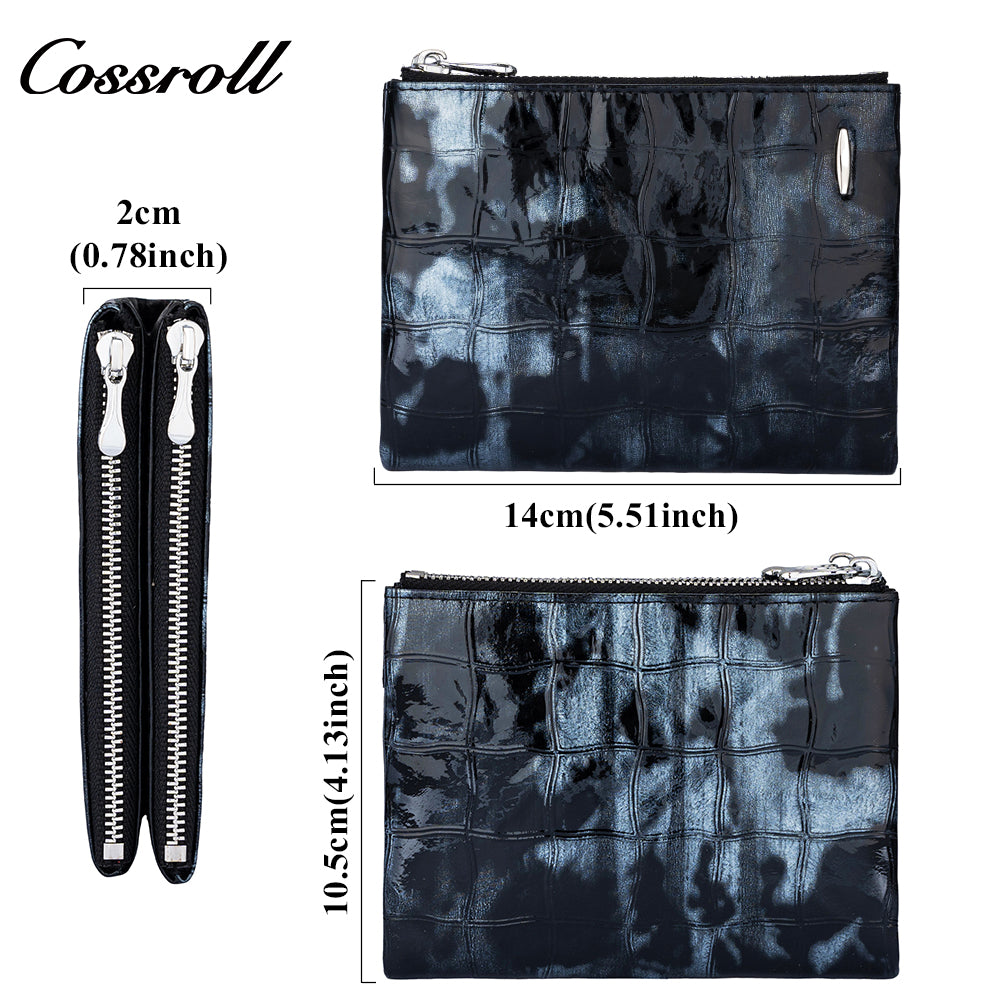 Short Ladies Wallet Elegant Vintage Fashion Cowhide Clutch woman wallet