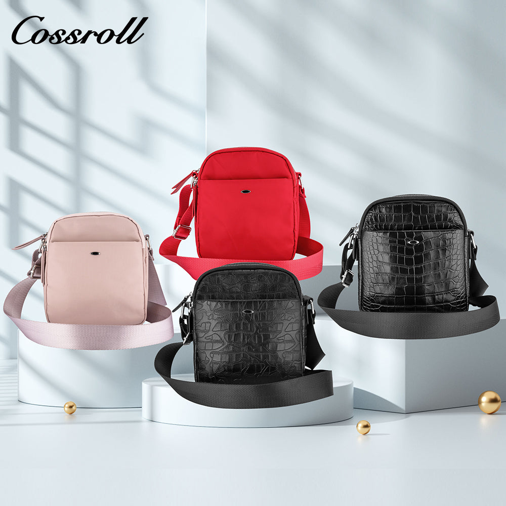 Crocodile leather men's bag day word bag daily business travel office business crossbody bag men's shoulder bag