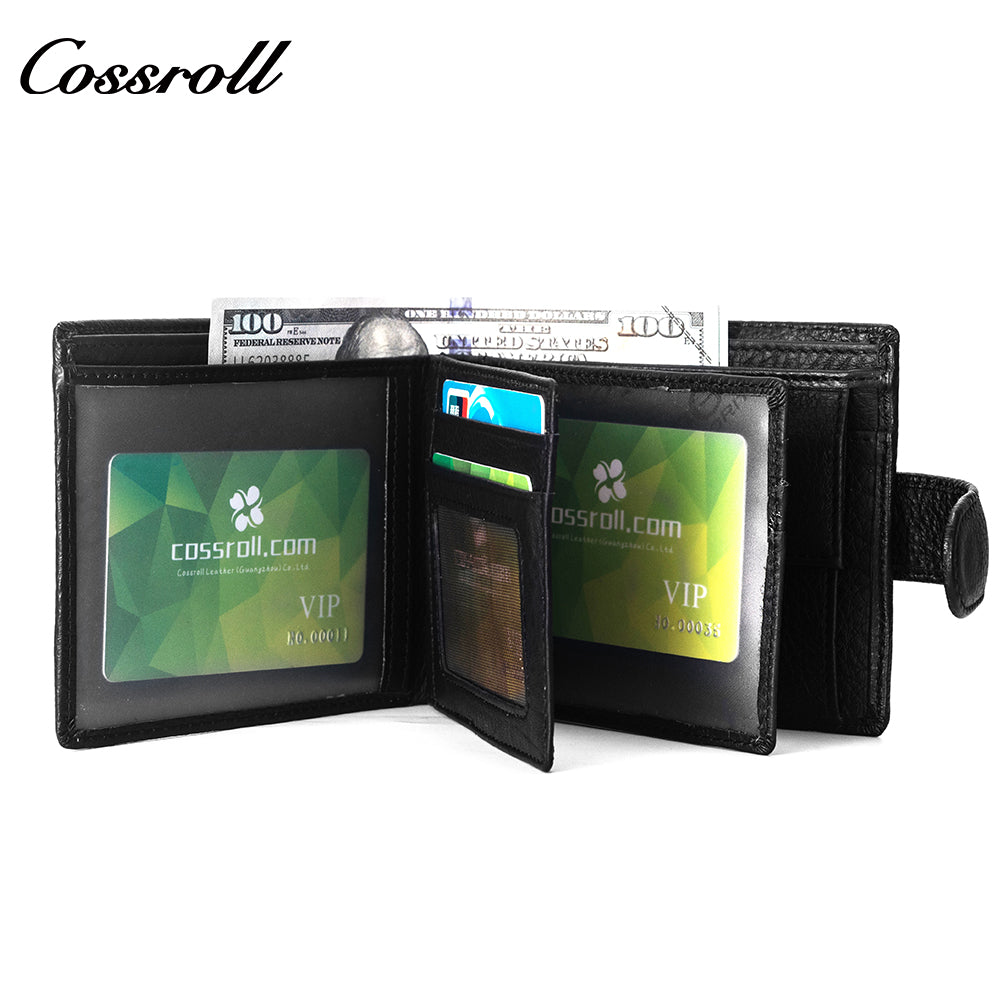 New Genuine Leather Men's Wallet Short High-End Men's Wallet Best-Selling Style