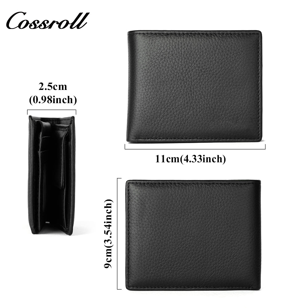Short Wallet Men's Card All-in-One Loose Men's Leather Wallet Horizontal US Dollar wallet