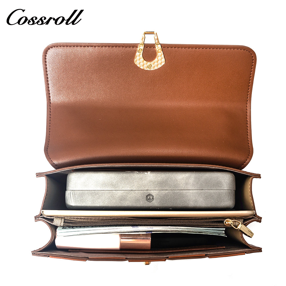 Best Selling Quality women's bag shoulder crossbody bag chain plaid small square bag woven casual women's bag best-selling style