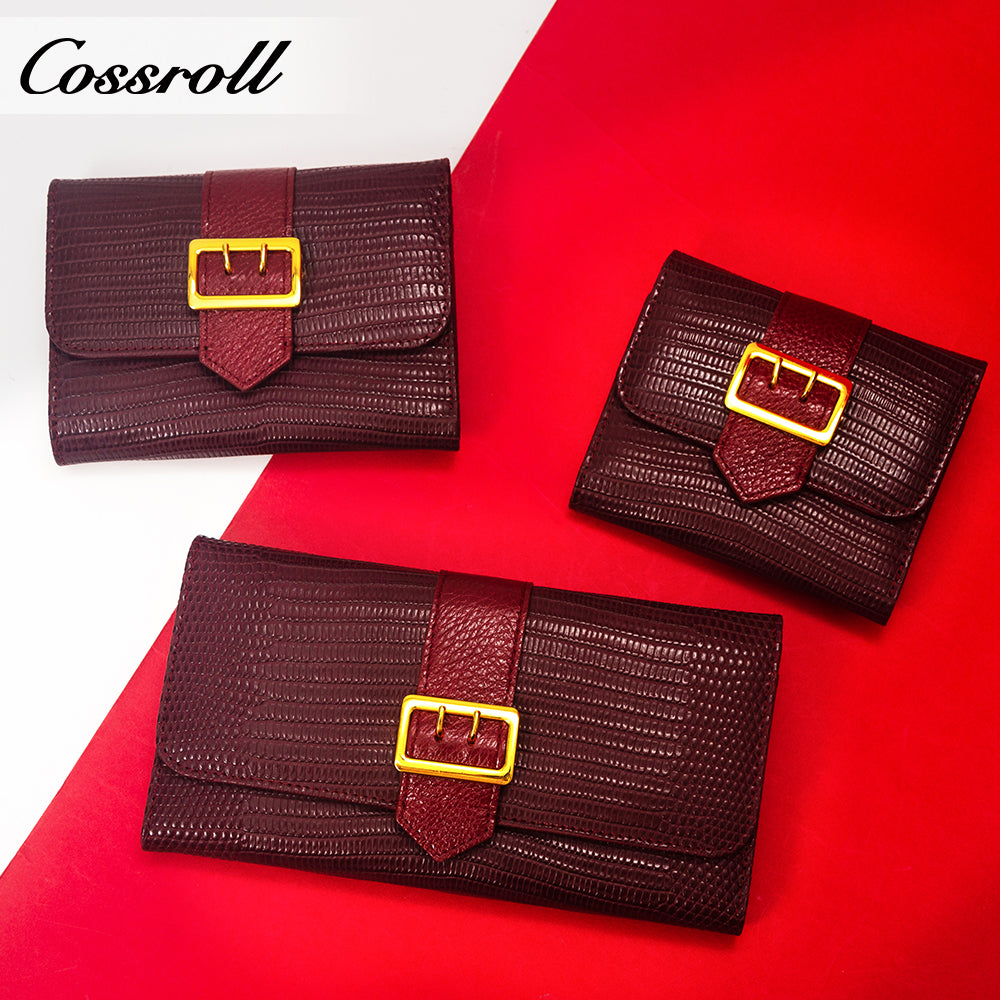 Best Selling leather luxury women small wallet Genuine Leather