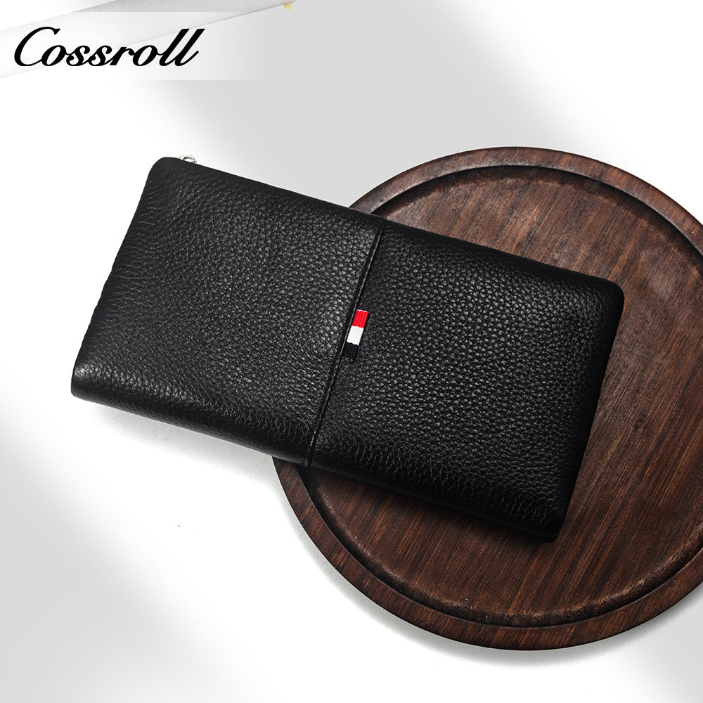 Most Popular best brand leather long wallet female Genuine Leather