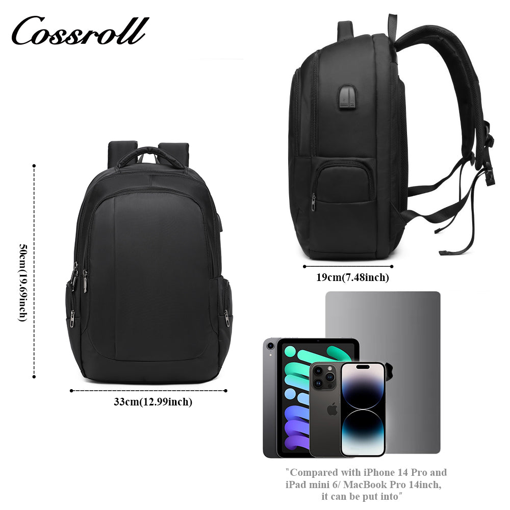 New Business Shoulder Bag Men's USB Computer Backpacks