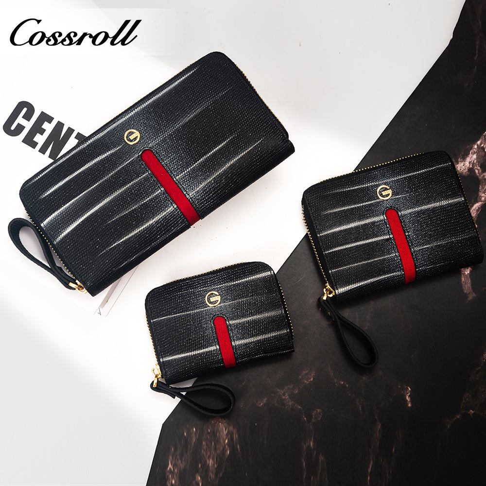 Most Popular best brand leather long wallet female Genuine Leather