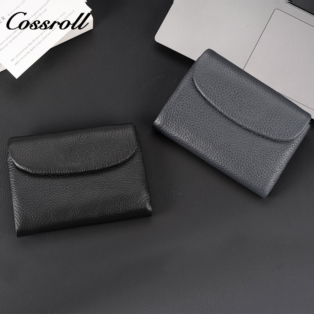 Genuine leather wallet short style fashionable women's soft leather texture clutch retro wallet