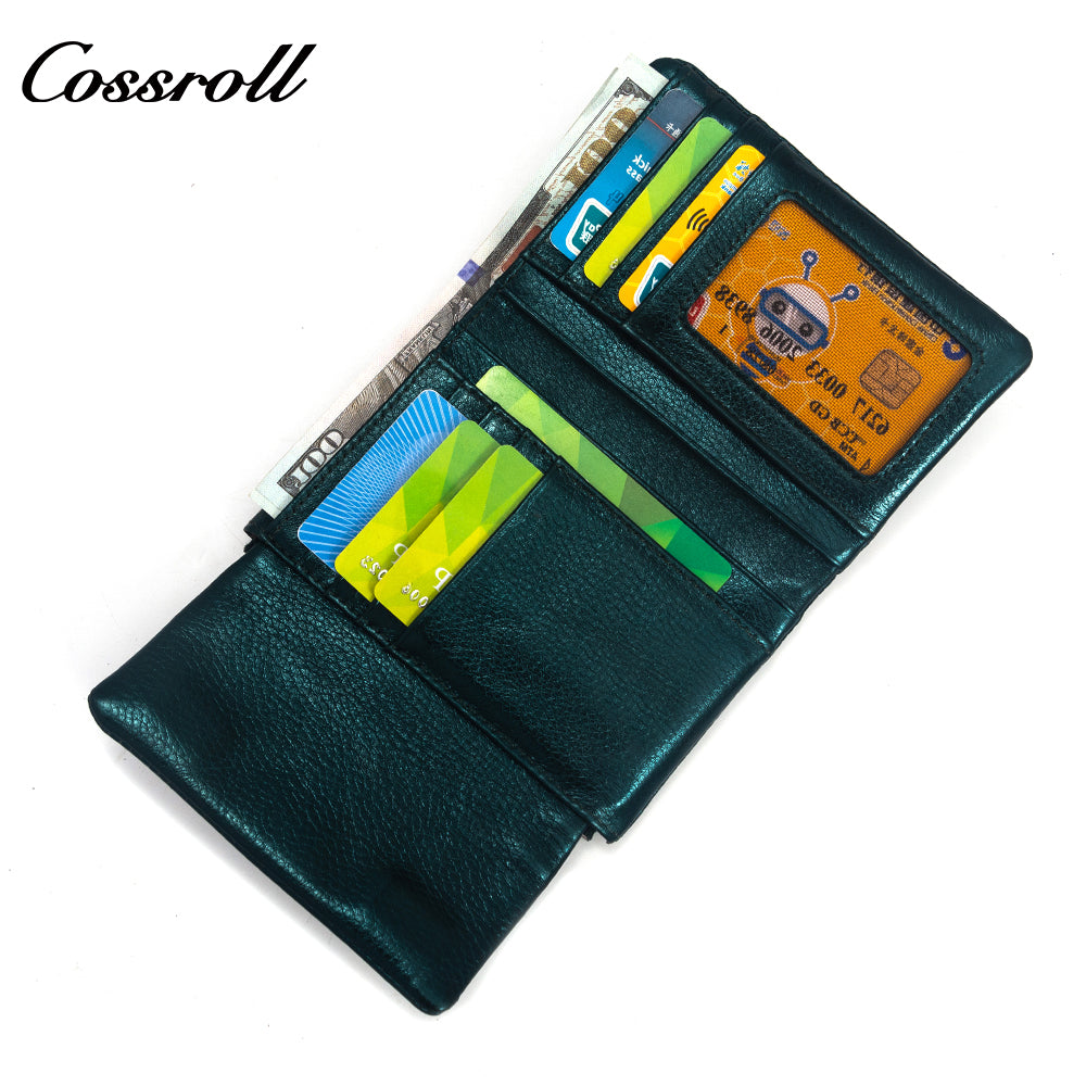 Top-Selling Genuine Leather Women's Wallets Bright leather