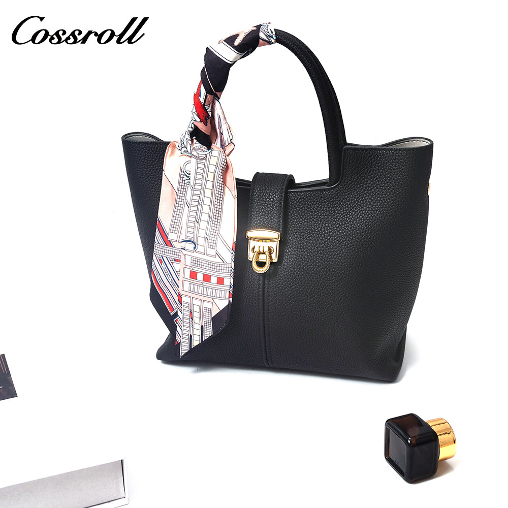 2024 New Fashion Single Shoulder Crossbody Bag Versatile Niche Silk Scarf Women's Handbag Bucket Bag Best Selling Style
