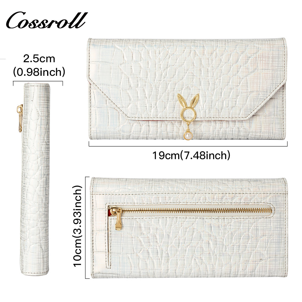 Professional Manufacturer large leather purse manufacturers custom geniune leather wallet