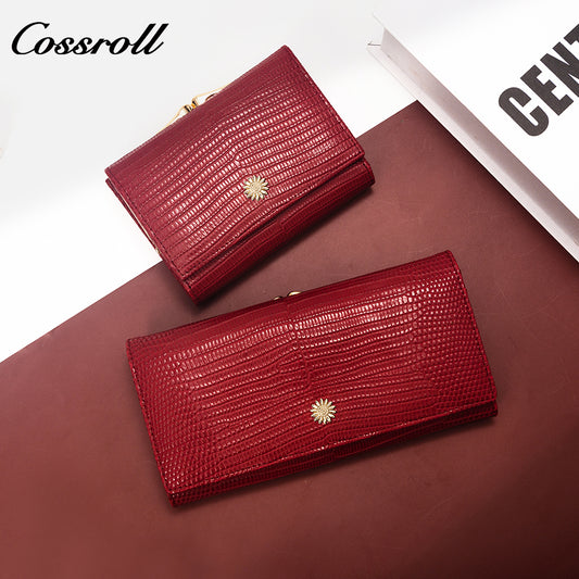 Professional Manufacturer large leather purse manufacturers custom geniune leather wallet