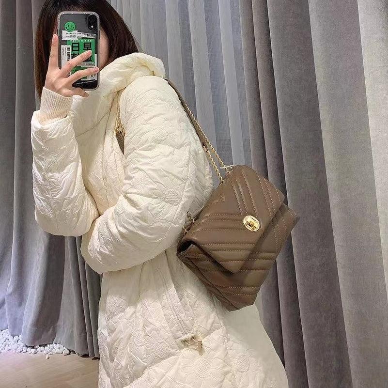 Large Fashion Leather Purse Crossbody Bag - cossroll.leather