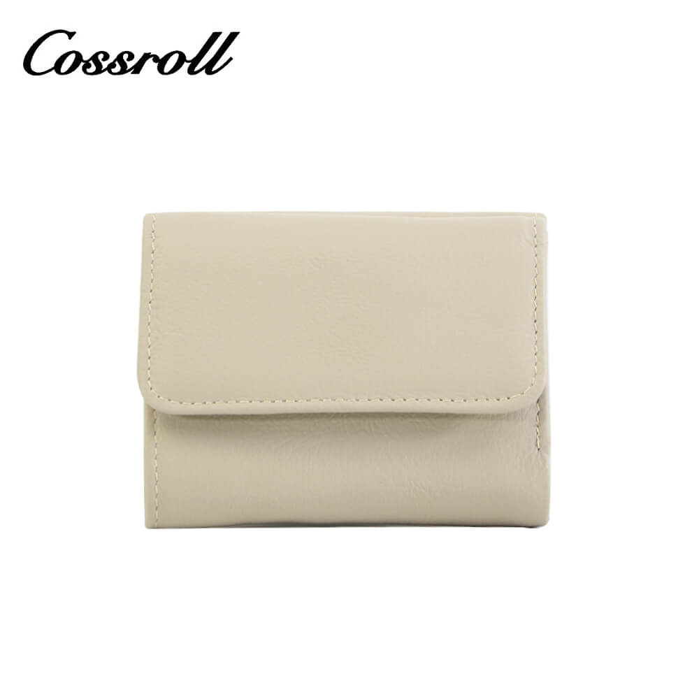 Cossroll Unisex Leather Bifold Short Wallets Wholesale Manufacturer