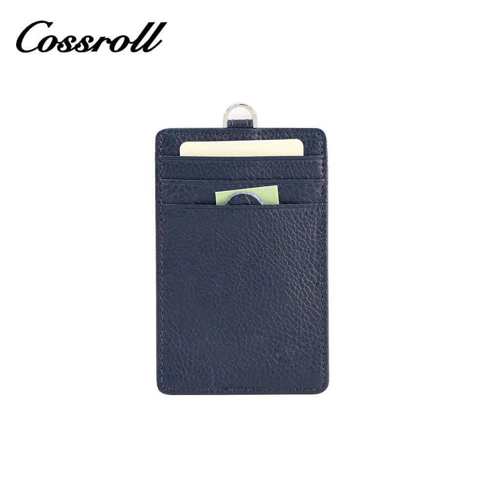 Genuine Leather Short Card Wallet
