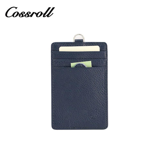 Genuine Leather Short Card Wallet