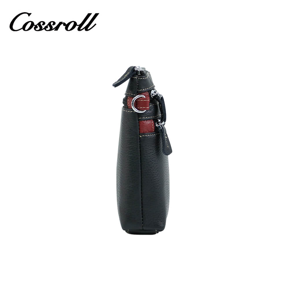 Cossroll Muticolor Zipper Crossbody Leather Bag Manufacturer