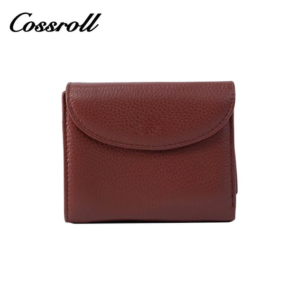 Genuine Cowhide Leather Bifold Short Wallets