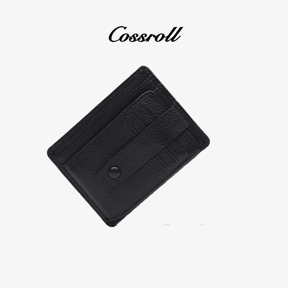 Leather Card Holder Colours Customized Manufacturer - cossroll.leather