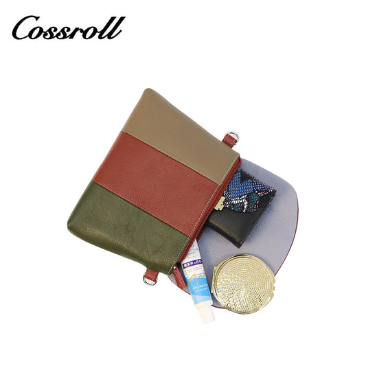 Cossroll Muticolor Small Leather Crossbody Bag Manufacturer