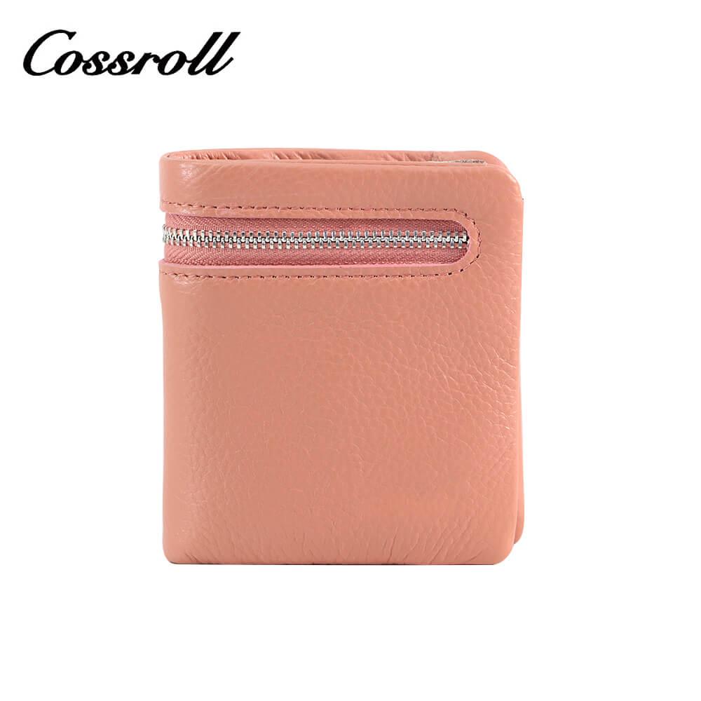 Genuine Cowhide Leather Bifold Short Wallets