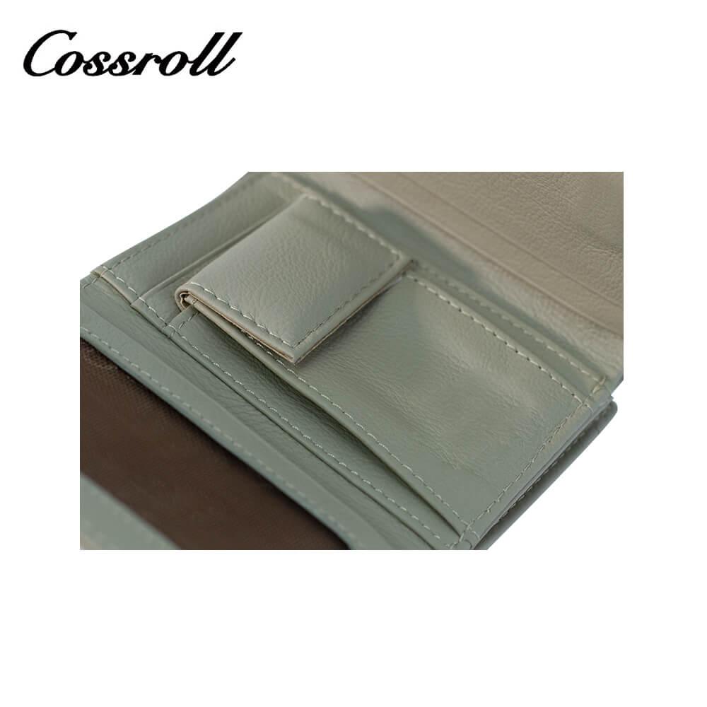 Genuine Leather Bifold Short Wallets For Ladies