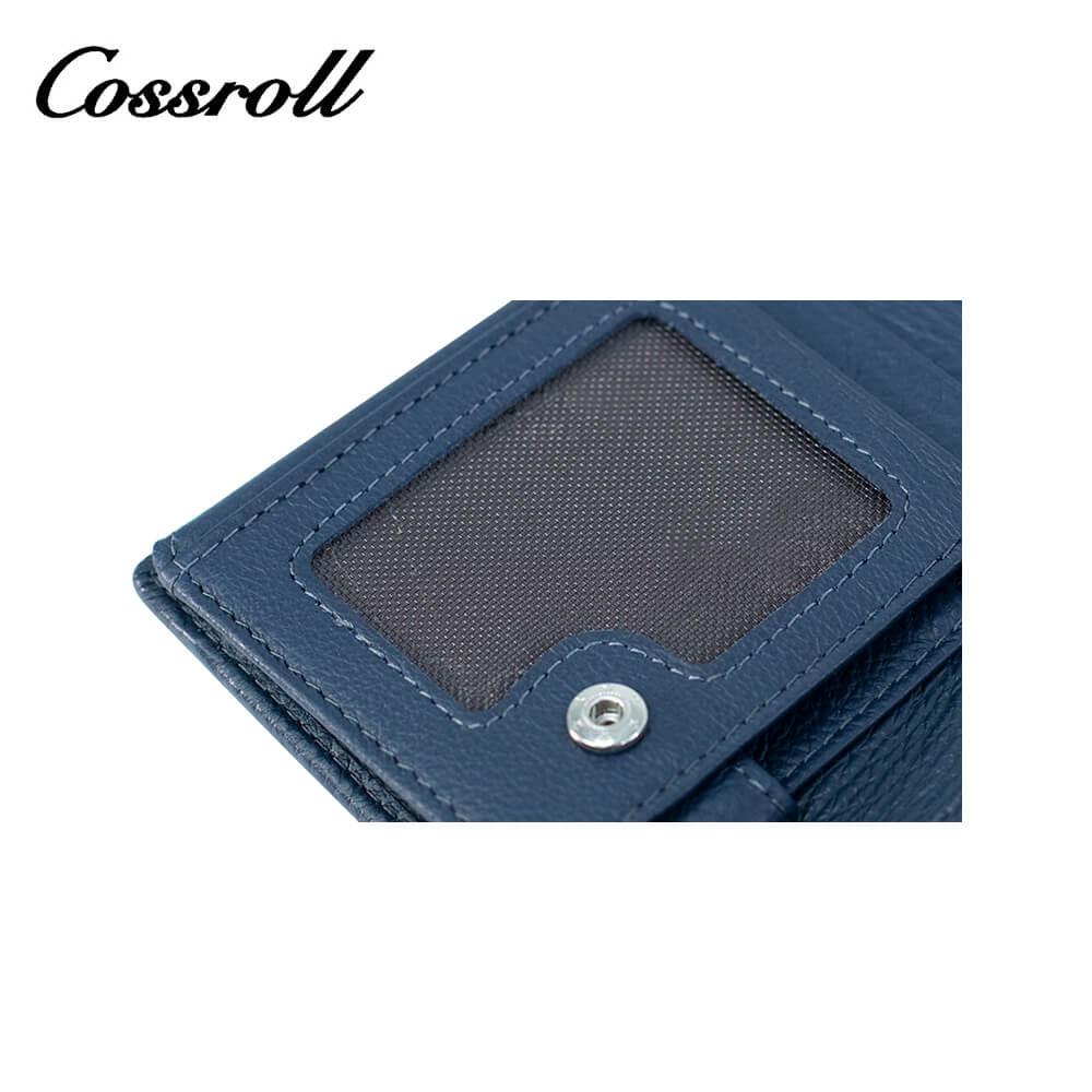 Genuine Cowhide Leather Bifold Short Wallets