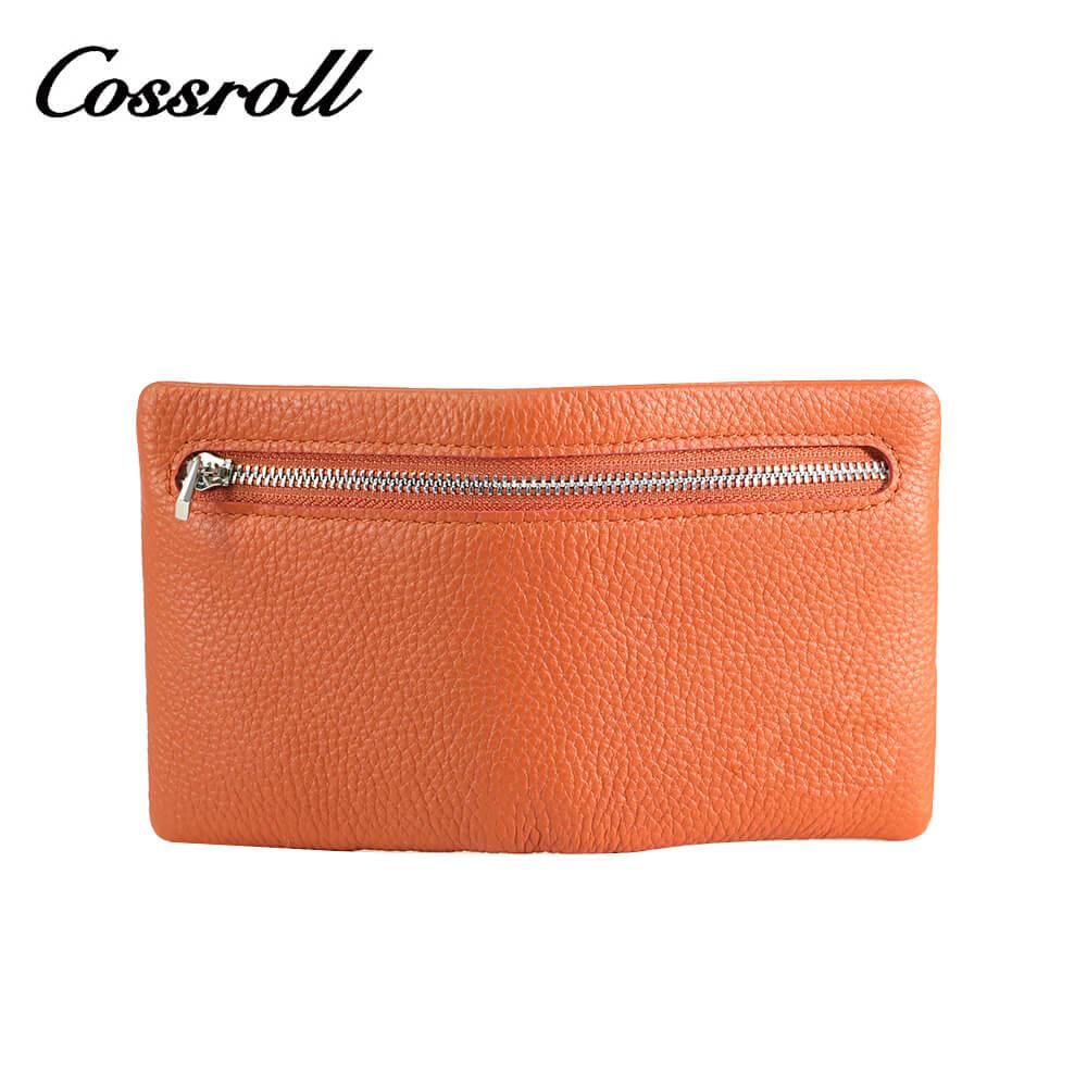 Genuine Cowhide Leather Bifold Short Wallets