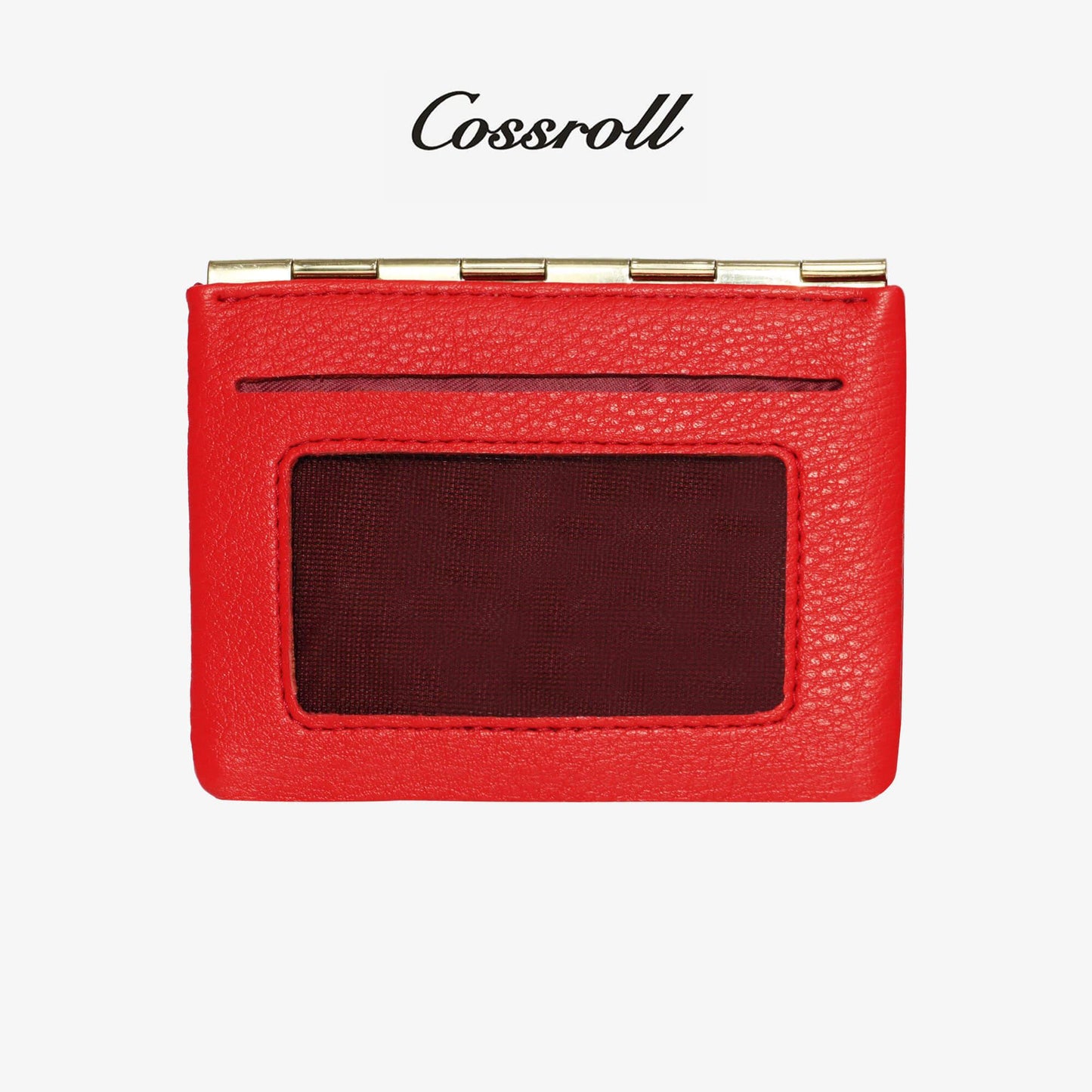 PU Leather Card Holder Logo Prints Customized - cossroll.leather