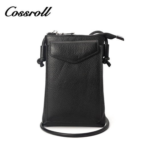 Lychee Genuine Leather Crossbody Bag Manufacturer