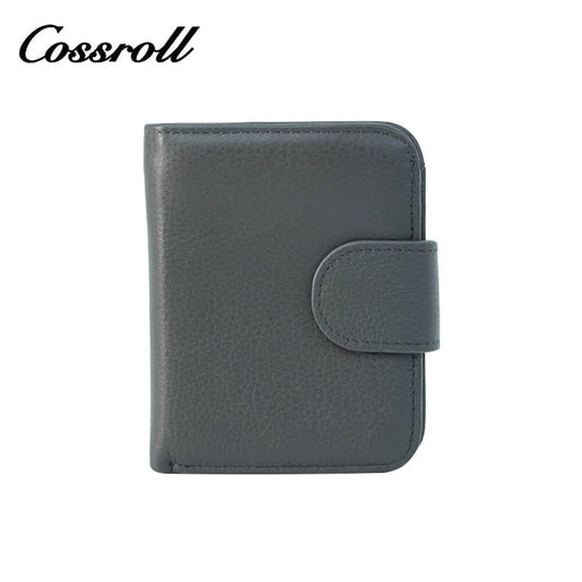 Cossroll Leather Cowhide Leather Bifold Short Wallets Wholesale